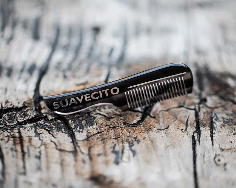 Deluxe Black Mustache Comb 7 Deluxe Black Mustache Comb - Image 5