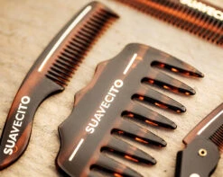 Deluxe Rake Pocket Comb - Amber 6 Deluxe Rake Pocket Comb - Amber -Suavecito|Suavecita Shop 5X0A0074