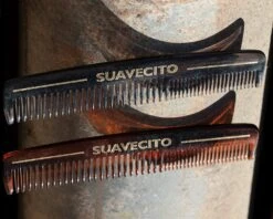 Deluxe Travel Dressing Comb - Amber -Suavecito|Suavecita Shop 5X0A0135