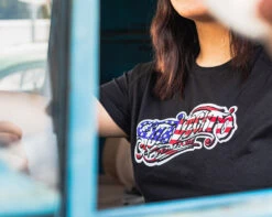 USA Flag OG Women's Tee -Suavecito|Suavecita Shop 5X0A9309 Edit small