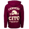 Cerveza OG Zip Up Hoodie - Maroon -Suavecito|Suavecita Shop CervezaCitoZipUpHoodie 1080x864 2bb6270