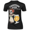 La Tia Tee - Black -Suavecito|Suavecita Shop Cerveza Cito La Tia Tee Black Back