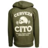 Cerveza OG Zip Up Hoodie - Green