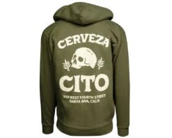 Cerveza OG Zip Up Hoodie - Green