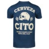 Cerveza Cito Tee - Navy -Suavecito|Suavecita Shop Cerveza Cito Tee Navy back