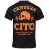 Cerveza Cito Tee - Black & Rust -Suavecito|Suavecita Shop Cerveza Cito Tee black rust back