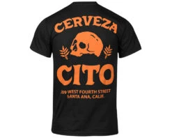 Cerveza Cito Tee - Black & Rust