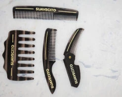Deluxe Handle Beard Comb - Black 7 Deluxe Handle Beard Comb - Black -Suavecito|Suavecita Shop Deluxe Black Combs 0233b243 2eb6 4229 8010 bee97c20040f