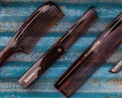 Deluxe Amber Folding Comb -Suavecito|Suavecita Shop Deluxe Combs AM 5 2
