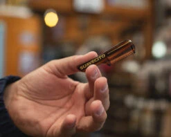 Deluxe Amber Mustache Comb -Suavecito|Suavecita Shop IMG 0261