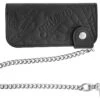 Patterned Chain Wallet - Black -Suavecito|Suavecita Shop Suavecito Patterned Chain Wallet Black Chained