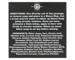 Whiskey Bar Shave Soap -Suavecito|Suavecita Shop WhiskeyBar ShaveSoap back