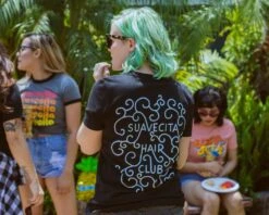 Hair Club Tee - V-Neck -Suavecito|Suavecita Shop suavecita hair club tee lifestyle