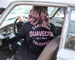 Suavecita Speedster Windbreaker - Black -Suavecito|Suavecita Shop suavecita speedster black windbreaker ex back