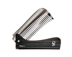 Deluxe Folding Handle Comb - 6.5" -Suavecito|Suavecita Shop suavecito deluxe folding black comb back medium folded