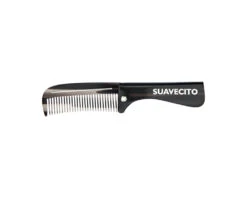 Deluxe Folding Handle Comb - 5.5" 18 Deluxe Folding Handle Comb - 5.5" -Suavecito|Suavecita Shop suavecito deluxe folding black comb front small