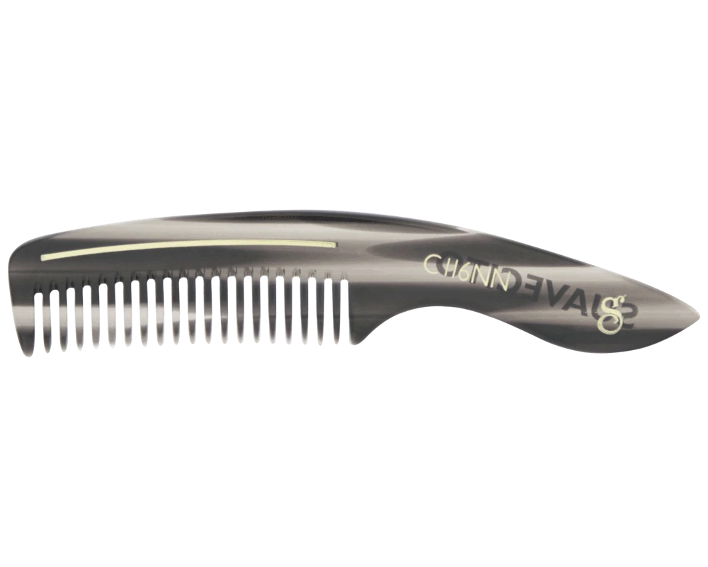 Deluxe Handle Beard Comb - Black 4 Deluxe Handle Beard Comb - Black - Image 2