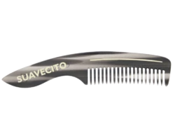 Deluxe Handle Beard Comb - Black