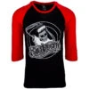 OG Baseball Black & Red Tee -Suavecito|Suavecita Shop suavecito og baseball tee black red front