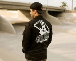 OG Windbreaker - Black -Suavecito|Suavecita Shop suavecito og windbreaker black lifestyle