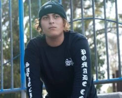 Old E Tee - Long Sleeve -Suavecito|Suavecita Shop suavecito old e long sleeves tee lifestyle