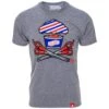 Barber Shop Crossbones Tee -Suavecito|Suavecita Shop suavecito x johnny cupcakes barbershop crossbones tee front