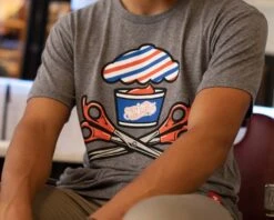 Barber Shop Crossbones Tee -Suavecito|Suavecita Shop suavecito x johnny cupcakes crossbones tee lifestyle