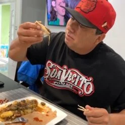 OG Black & Red Tee -Suavecito|Suavecita Shop suavecitopomade 109789994 630281644563606 8215404600489002265 n